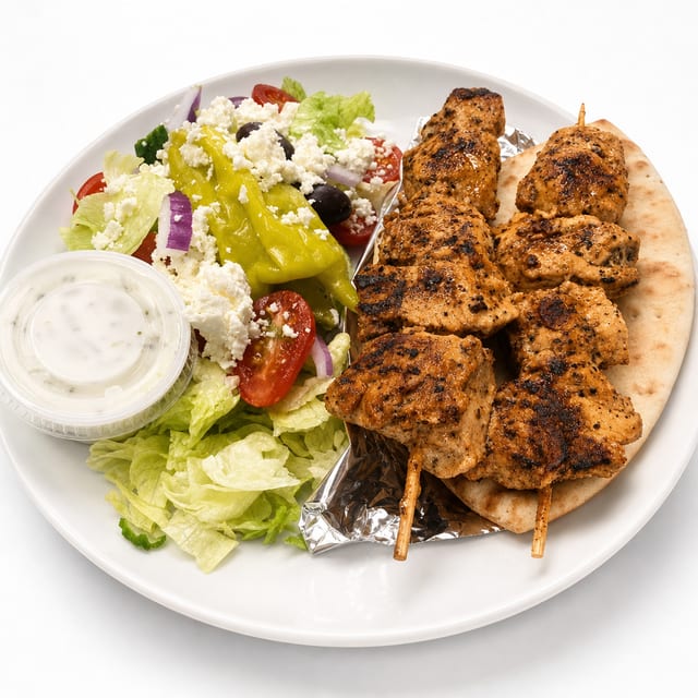 Chicken Souvlaki.