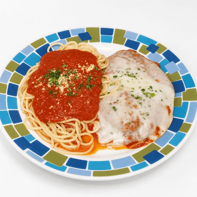 Veal Parmigiana.
