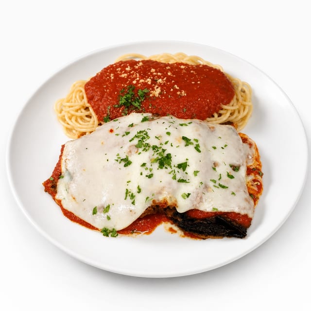 Eggplant Parmigiana.