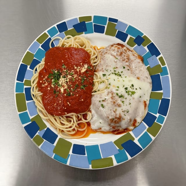 Veal Parmigiana.