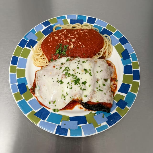 Eggplant Parmigiana.